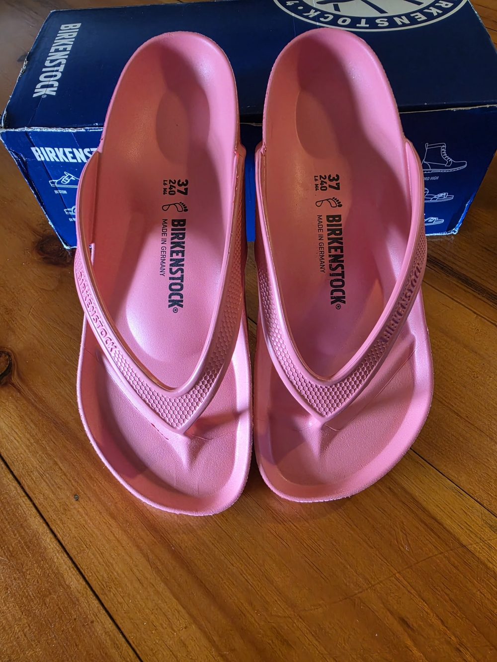 Birkenstock Women’s Pink EVA Thong Sandals - Bright Pink